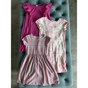 GAP Crazy 8 Cat & Jack Girls Short Sleeve Dress Bundle Size 6-8 Medium
